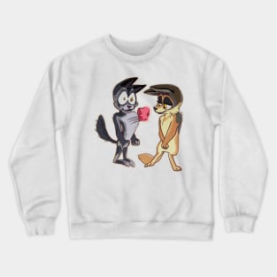 I WOOF YOU greeting card Crewneck Sweatshirt